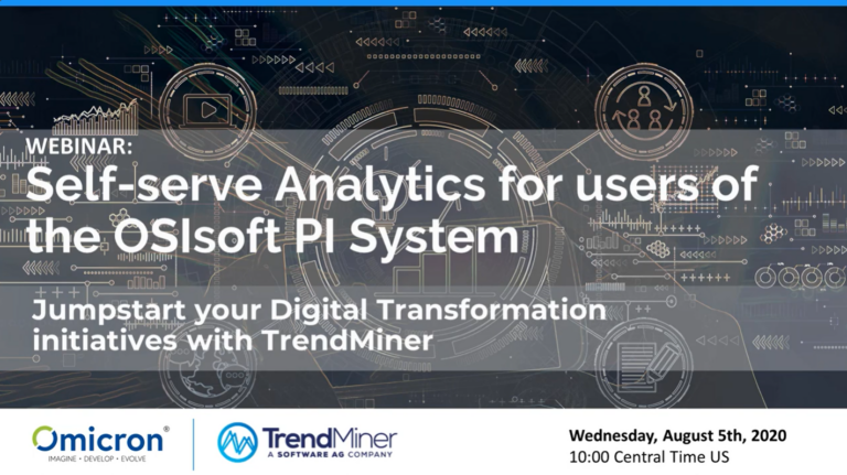 Self-serve Analytics for users of the OSIsoft PI System