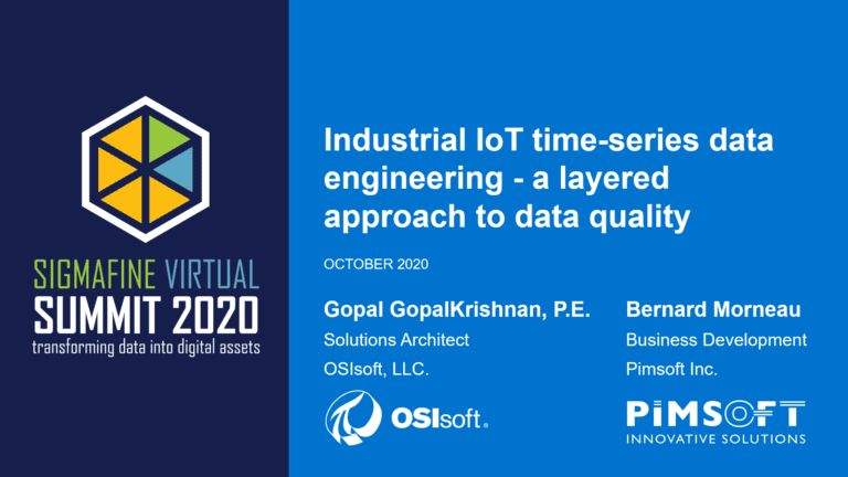 Industrial IoT time-series data engineering – a layered approach to data quality