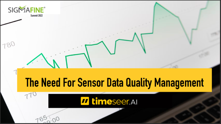The need for sensor data quality management