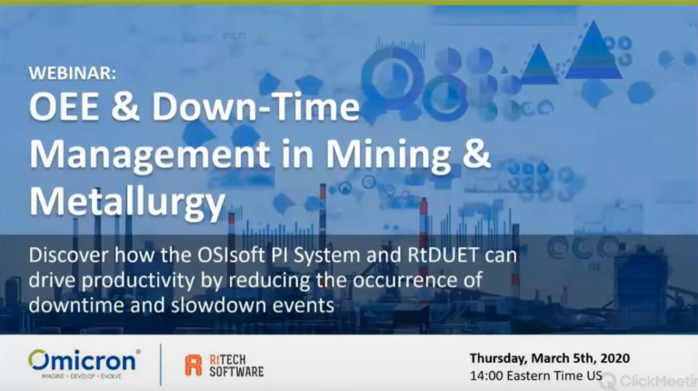 OEE in Mining and Metallurgy for OSIsoft PI Users